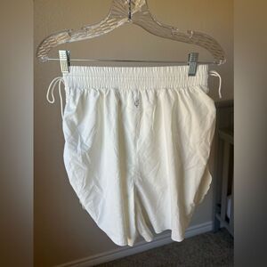 NWOT Free People Ivory Ruched Shorts